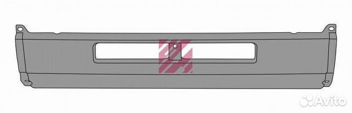Бампер передний Scania CP, CR 1998-2005
