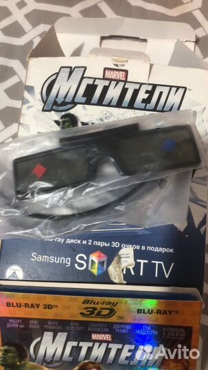 3d очки samsung+ две игры мстители