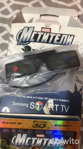 3d очки samsung+ две игры мстители