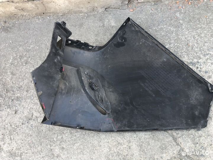 Бампер задний левая часть Киа Селтос 2019