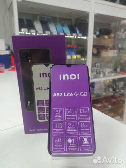 INOI A62 Lite, 2/64 ГБ