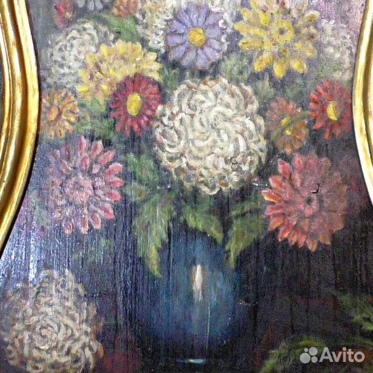 Картина.Германия.1943.Масло.Букет цветов