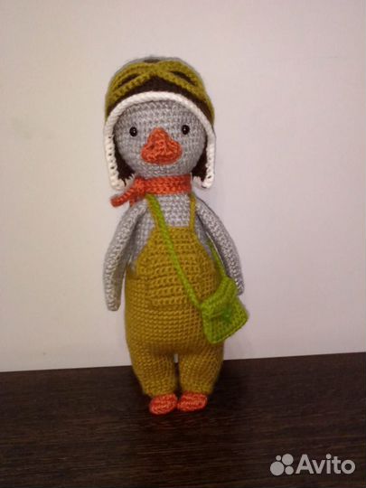 Гусь-лётчик вязаный