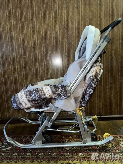 Детские санки коляска