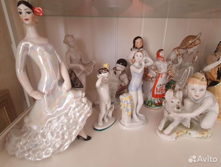 Фарфоровые статуэтки. СССР. Разные