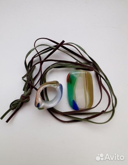 Украшение на шею, кольцо