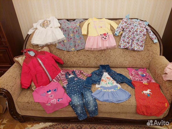 Пакет вещей для девочки 86-92(на весну)