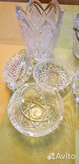 Хрусталь ваза салатник СССР