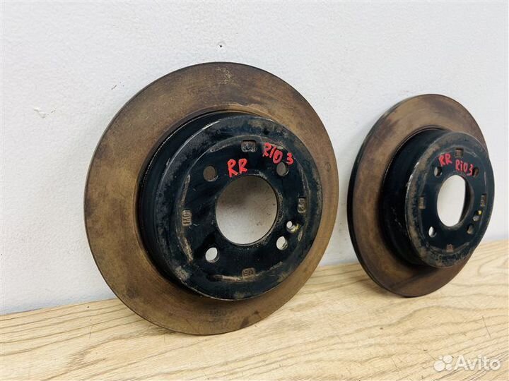 Диск тормозной задний Hyundai Solaris 1 G4FA 1.4