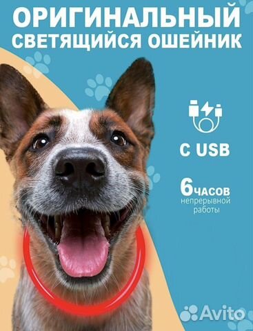 Новый Ошейник для животных мигающий светящийся