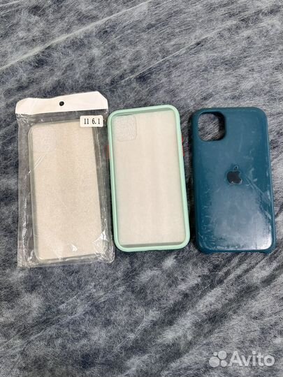 Чехлы на iPhone 11 (3 шт)