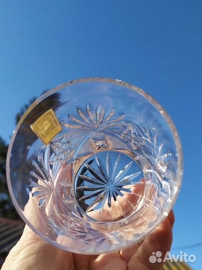 Хрустальные стаканы чехия СССР
