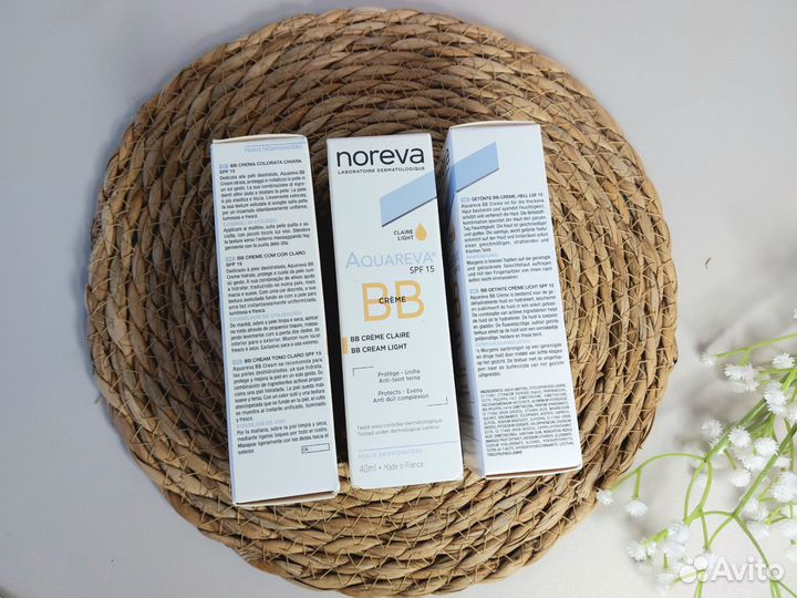 Новый BB крем Noreva Aquareva SPF 15 светлый тон