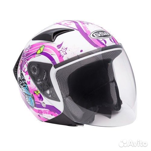 Шлем открытый GSB G-240 BTF White