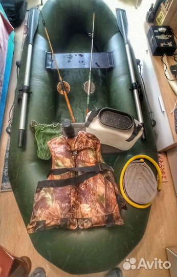 Лодка пвх двухместная 