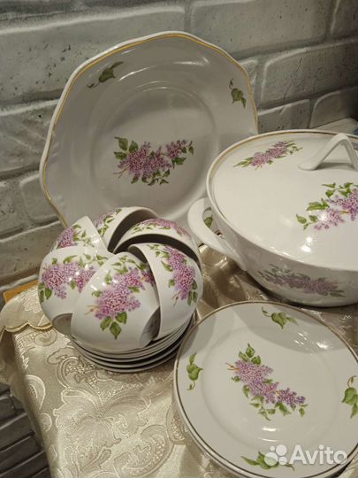 Сервизы Сирень Дулево из коллекции