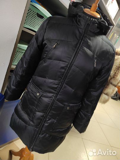 Пуховик женский удлинённый