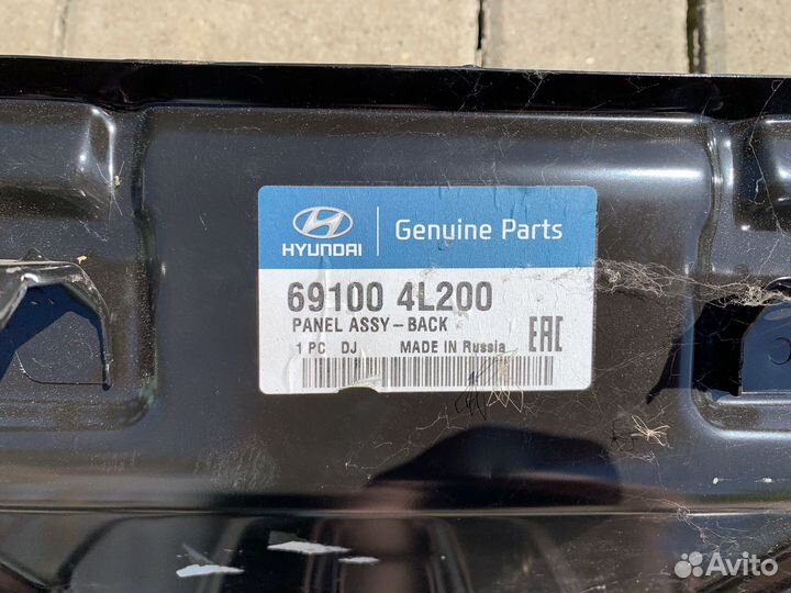 Панель задняя hyundai solaris