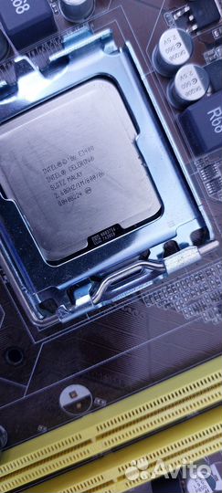 Материнская плата Asus P5KPL-AM SE + Intel Celeron