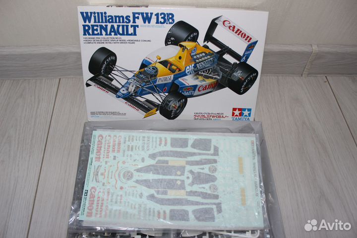 Сборная модель автомобиля формула 1 Williams FW13B