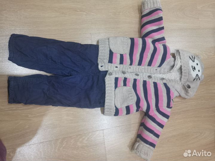 Костюм для девочки 80(теплый)