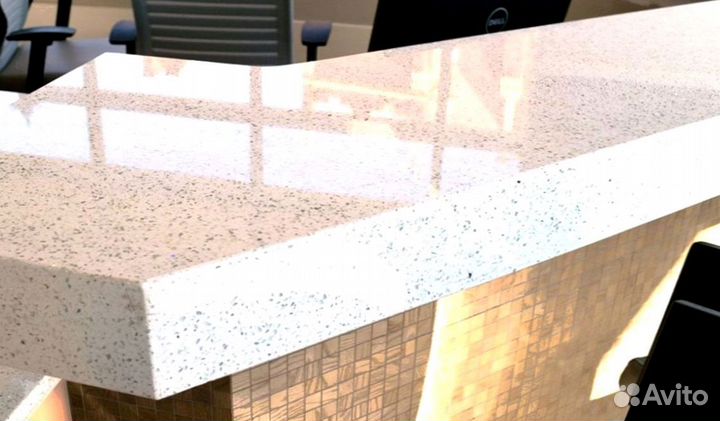 Барная стойка для офиса кварцевого агломерата