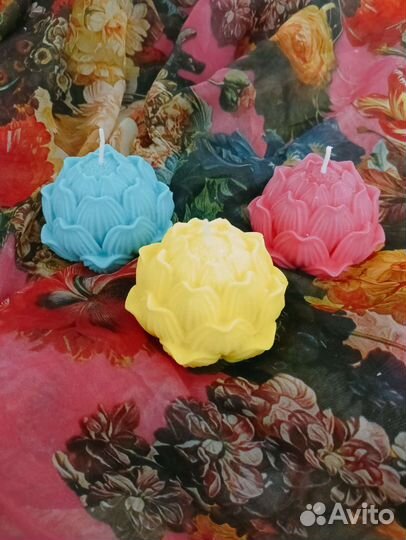 Набор ароматических свечей Лотос Трио