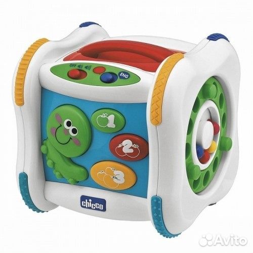 Говорящий куб рус/англ Chicco (белый)