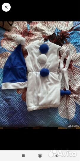 Новогодний костюм Снеговик