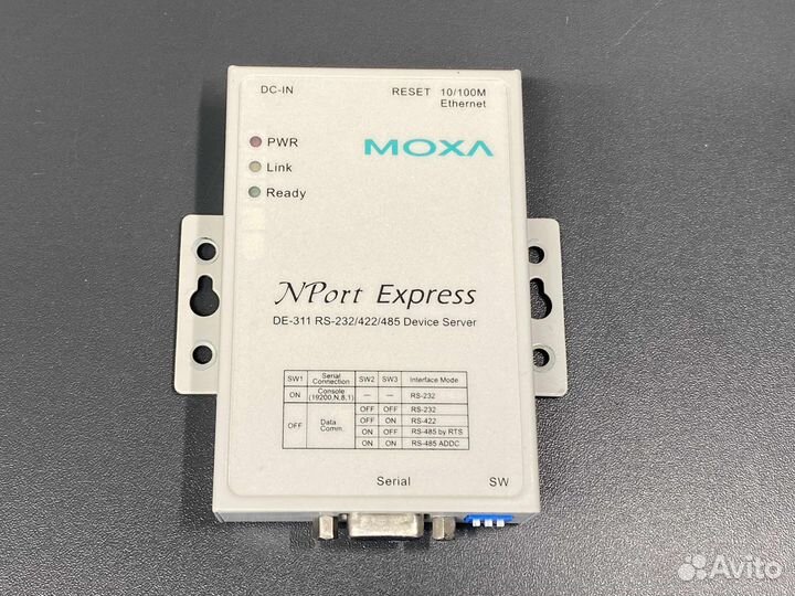 Moxa DE-311 RS-232/422/485 Б/У, 1 шт