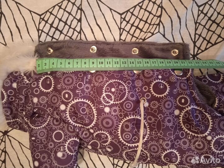 Костюм зимний для маленькой собачки девочки