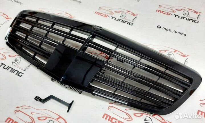 Решетка радиатора Mercedes S-class w221 S63 Black