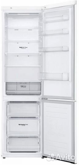 Новый холодильник LG GA-B509mqsl No Frost 203см