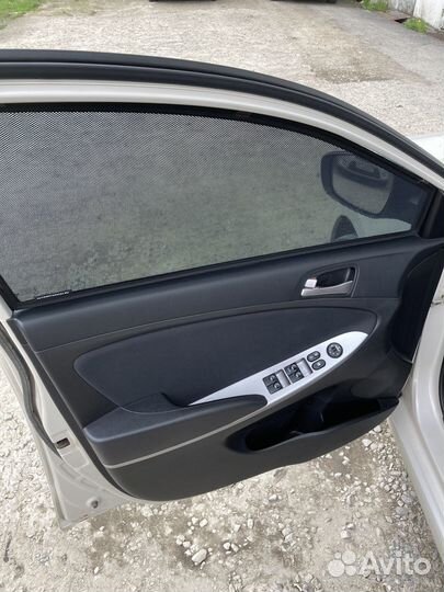 Каркасные шторки Hyundai Solaris