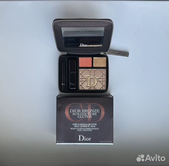 Dior bronze пудра хайлайтер блеск клатч