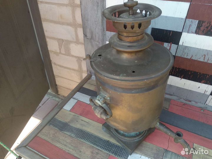 Тульский самовар на дровах