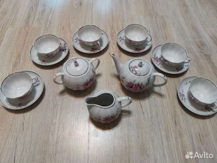 Новый сервиз чайный на 6 персон