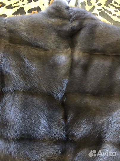 Шуба норковая новая. Пепельный цвет