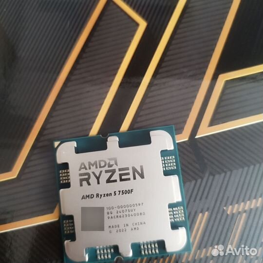 Процессор ryzen 7500f+ материнксая плата+опертиака