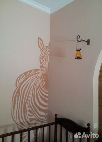 Роспись стен, роспись мебели, реставрация