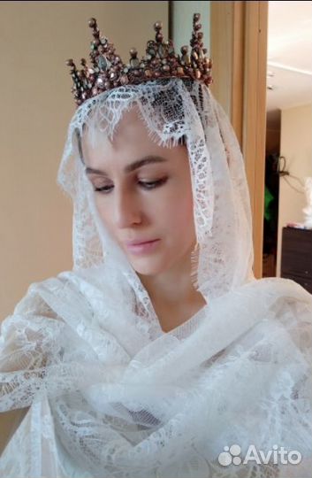 Кружево-палантин 80*290 см