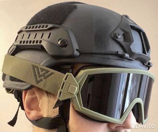 Очки защитные противоосколочные / для любых шлемов