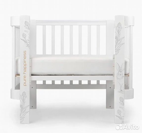 Happy baby mommy love детская кроватка с маятником