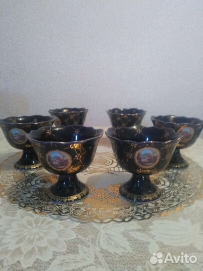 Фарфоровая Мороженница,Ваза Мадонна