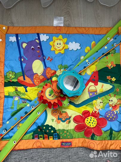 Развивающий коврик tiny love солнечная полянка