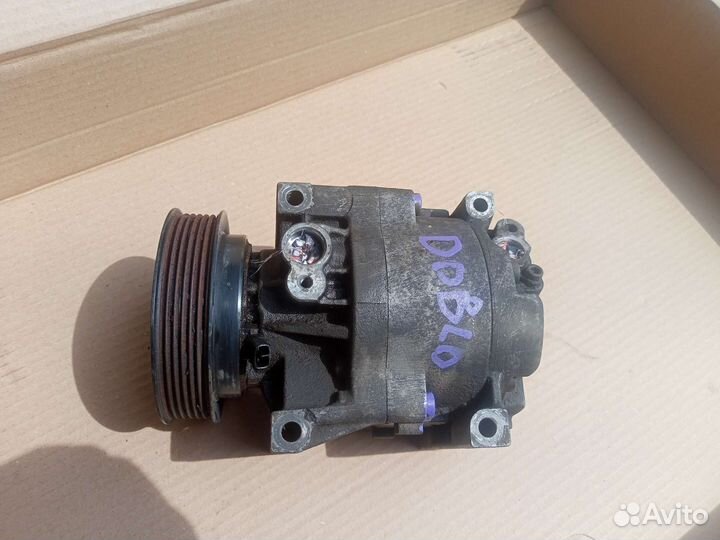 Компрессор кондиционера на Fiat Doblo