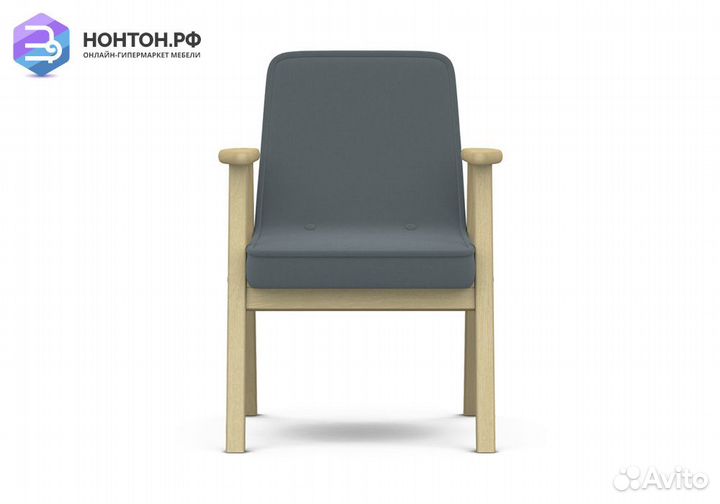 Кресло Ретро серое