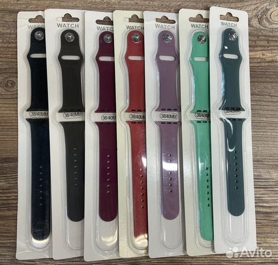 Ремешок силиконовый Apple Watch 38/40/41