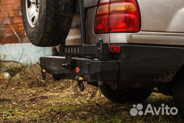 Задний силовой бампер OJ 03.121.02 (TLC100)