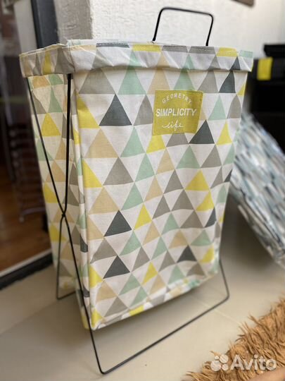 Корзина для белья и игрушек складная